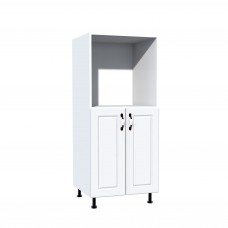 Soldat 60 cu 2 usi cu spatiu cuptor Zebra MDF alb drept